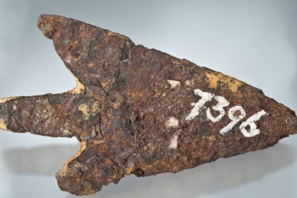 Punta de flecha hecha de hierro meteórico hace 3.000 años, descubierta cerca de un lago en Suiza -Revista Interesante
