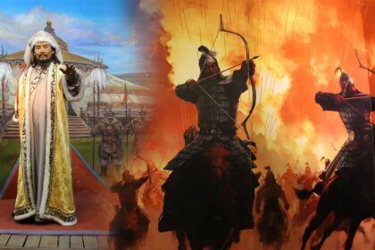 La historia de Ginghis Khan, el conquistador de las estepas.