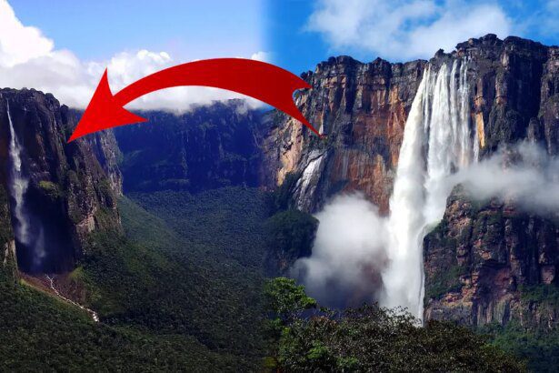 La cascada más alta del mundo, con una altura de 979 metros: Salto Ángel