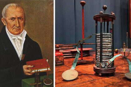 Alessandro Volta, el científico que inventó la "celda voltaica", el antepasado de las baterías eléctricas