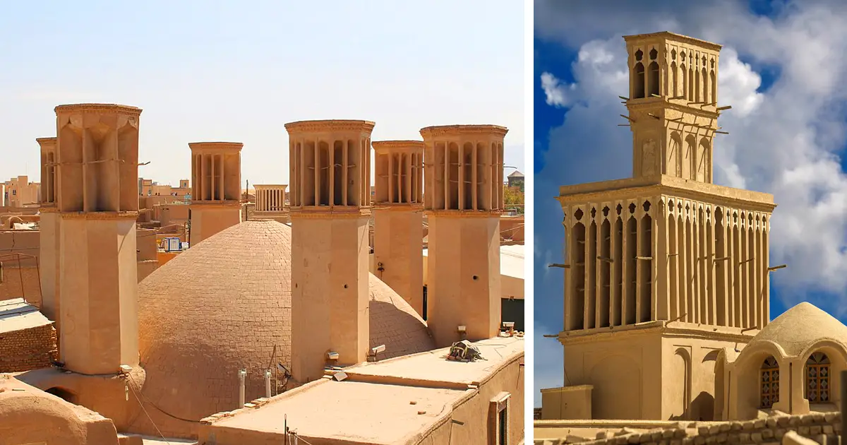 Torres Eólicas de Yazd: El increíble sistema de aire acondicionado, fabricado hace 3.000 años
