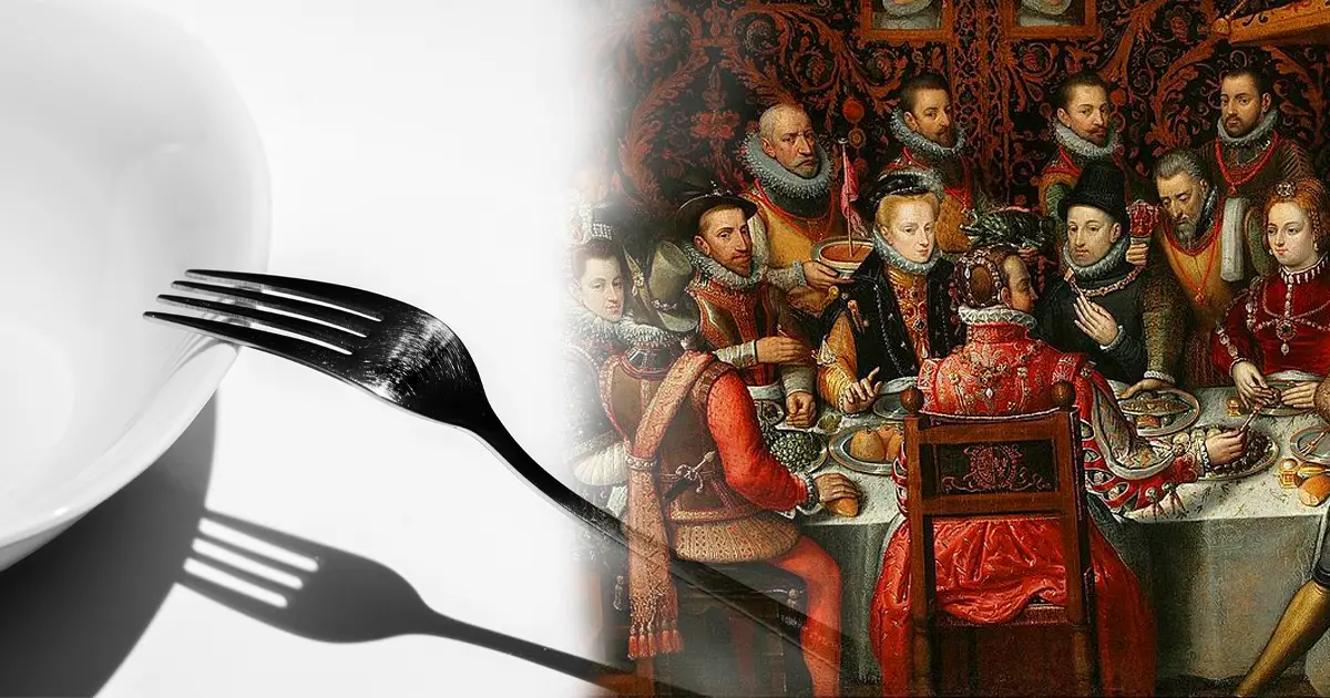 La razón por la que la iglesia prohibió los tenedores en la Edad Media