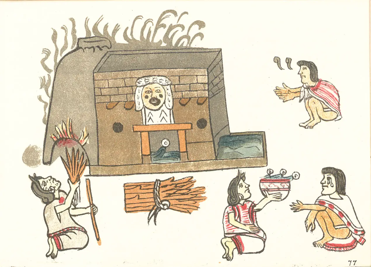 Higiene en el Imperio Azteca: Las casas estaban equipadas con baños de vapor llamados Temazcal