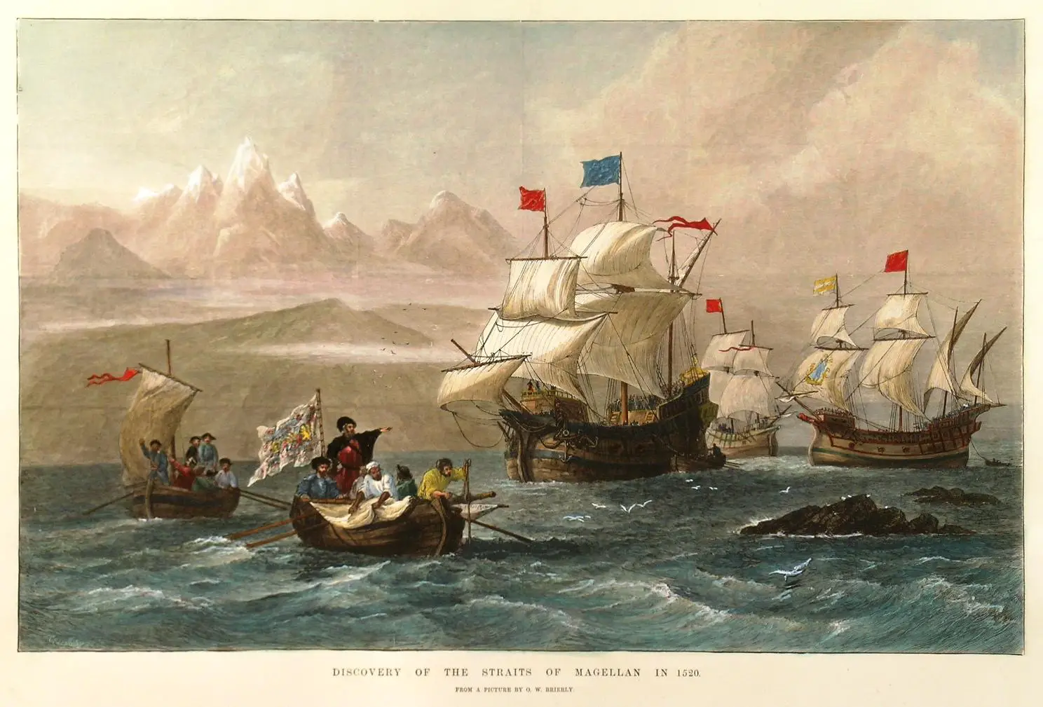 Descubrimiento del Estrecho de Magallanes: De los 240 navegantes que iniciaron el viaje, sólo 18 lo terminaron