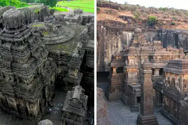 Kailasa: El enorme templo del siglo VIII, construido a partir de una sola pieza de roca