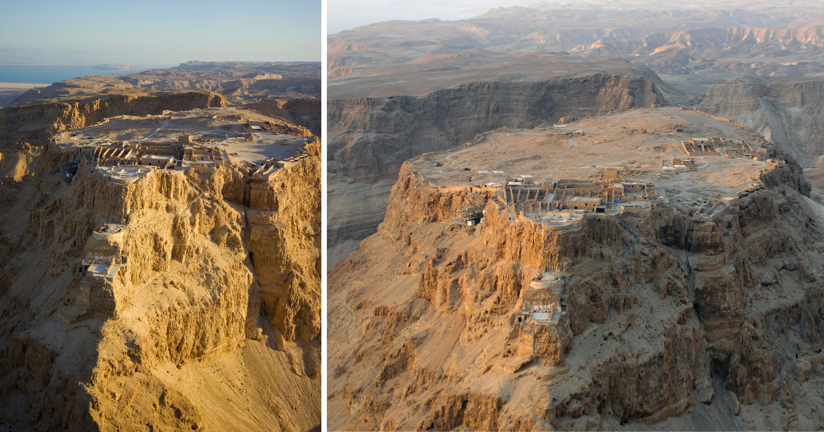 Masada, la legendaria fortaleza en el desierto de Judea