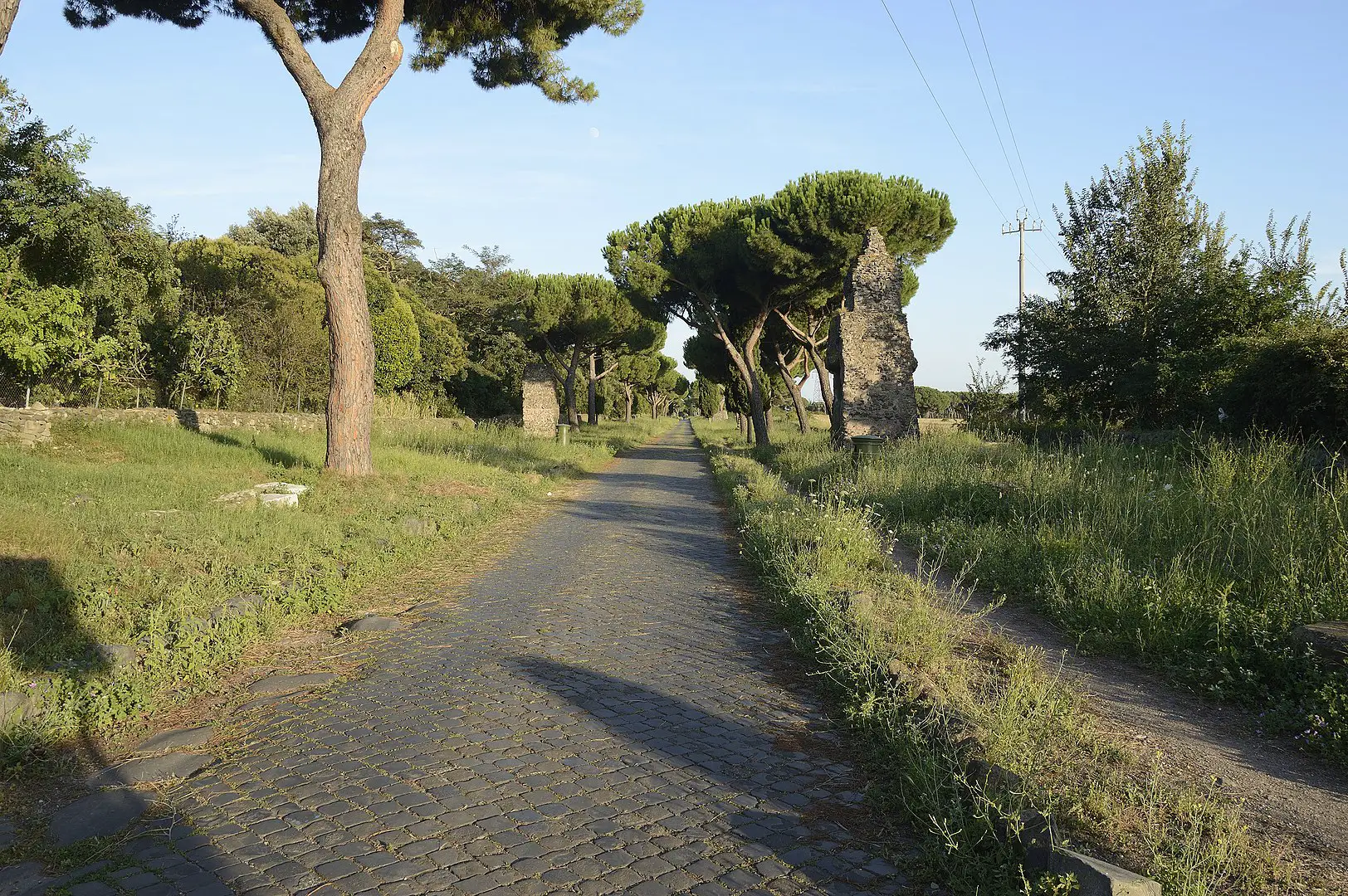 Via Appia, una de las vías más importantes de la antigua Roma, construida hace más de 2.000 años