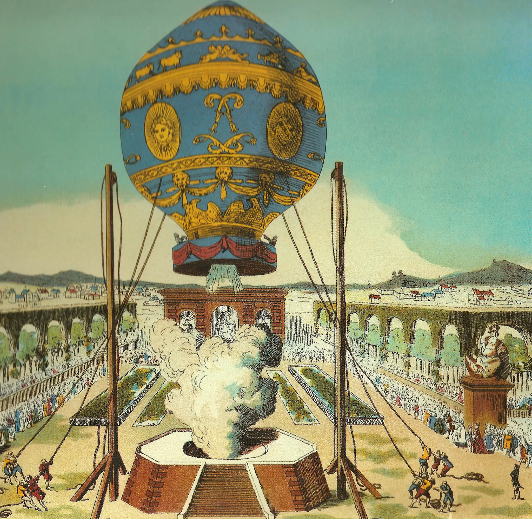 La historia de los hermanos Montgolfier, los inventores del globo aerostático