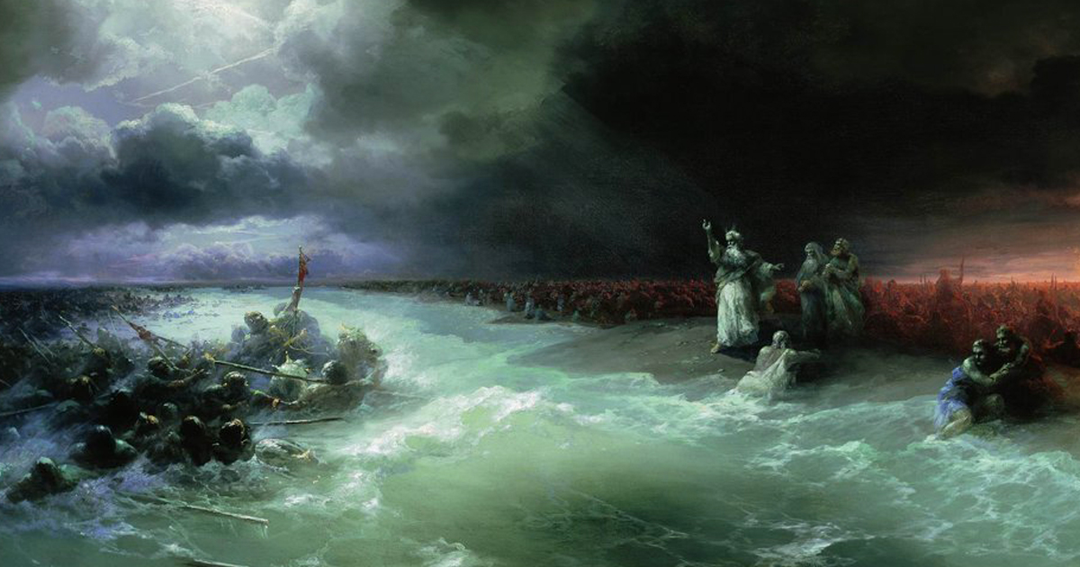 ¿Existió realmente Moisés?  La explicación de la división del Mar Rojo para Moisés y su pueblo.