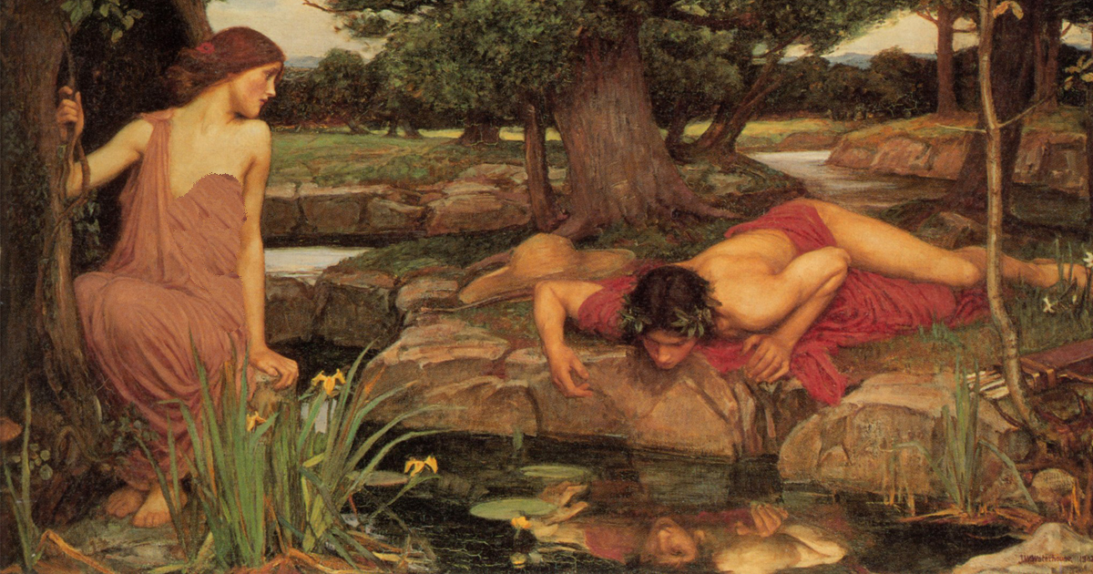 El mito griego de Narciso, el joven que se enamoró de su propio reflejo en el agua