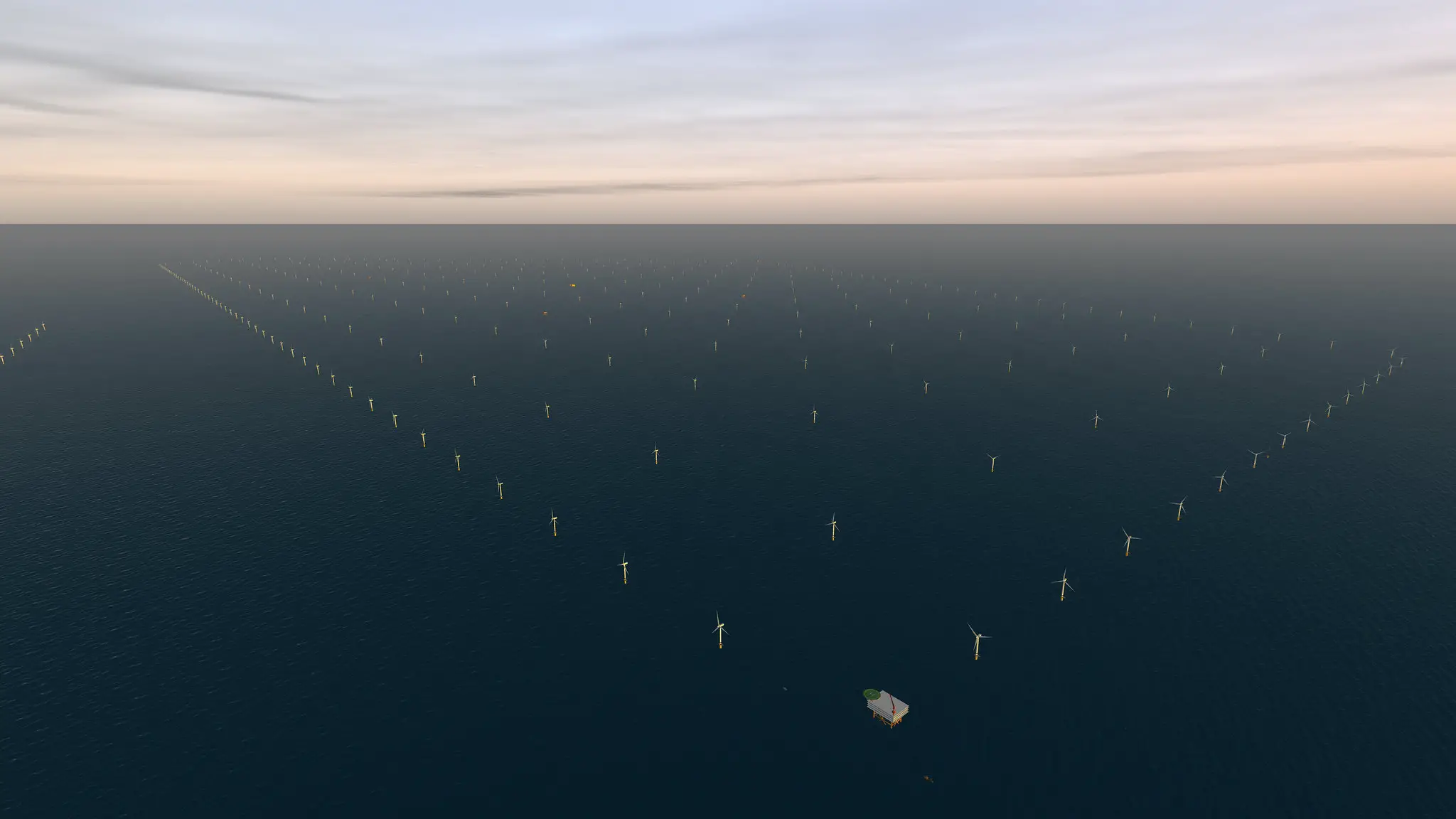 El parque eólico marino más grande del mundo, Dogger Bank, ha comenzado a producir electricidad