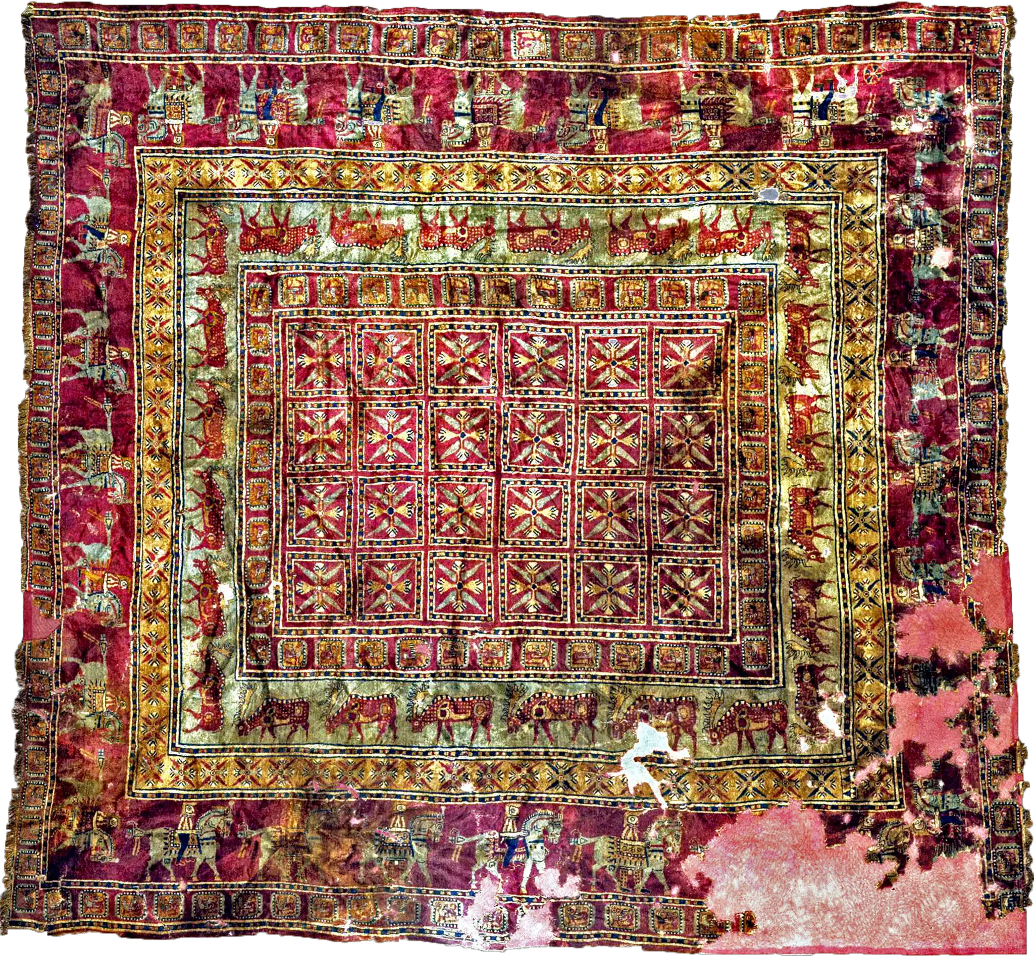 Pazyryk, la alfombra más antigua del mundo: tiene más de 2.000 años