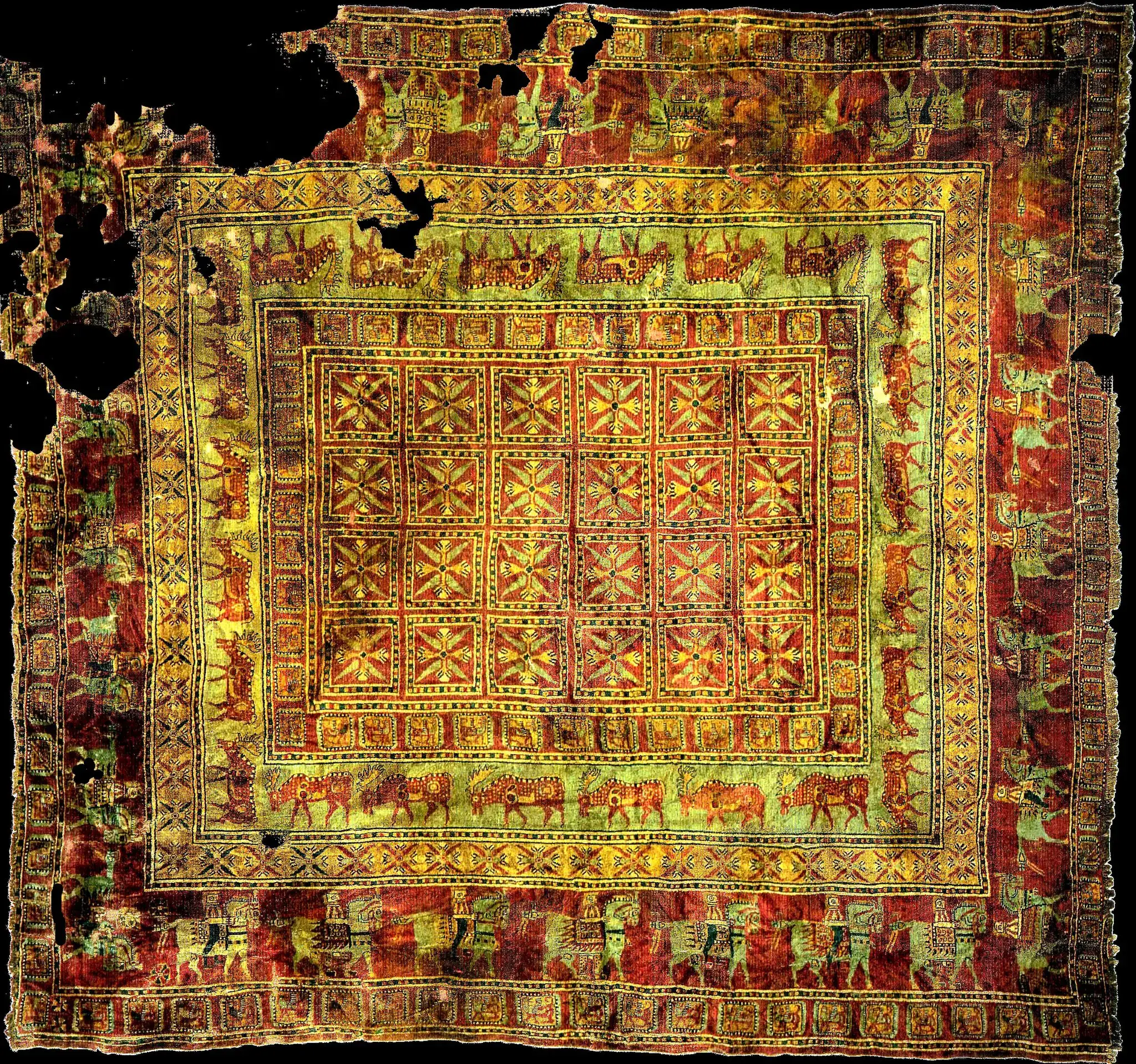 Pazyryk, la alfombra más antigua del mundo: tiene más de 2.000 años