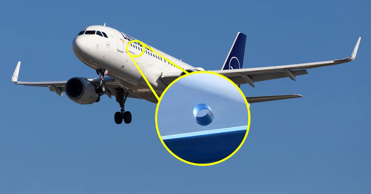 ¿Por qué hay un pequeño agujero en las ventanillas de los aviones y para qué sirve? -Revista Interesante