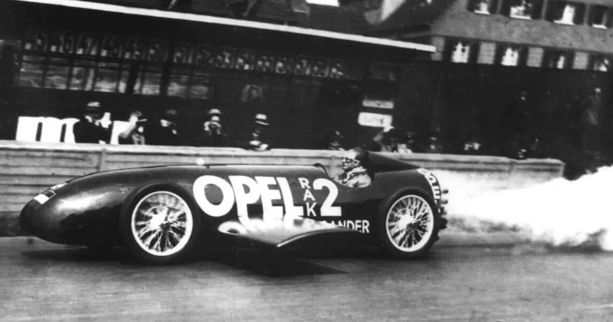 Fritz von Opel: el hombre que inventó el coche cohete -Revista Interesante