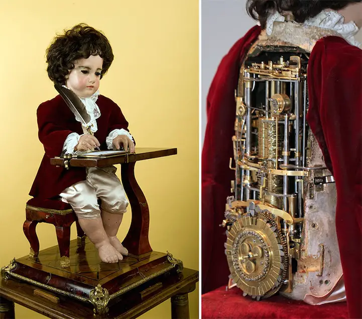 El Escritor: El primer robot de la historia, construido en 1773, que podía escribir -Revista Interesante