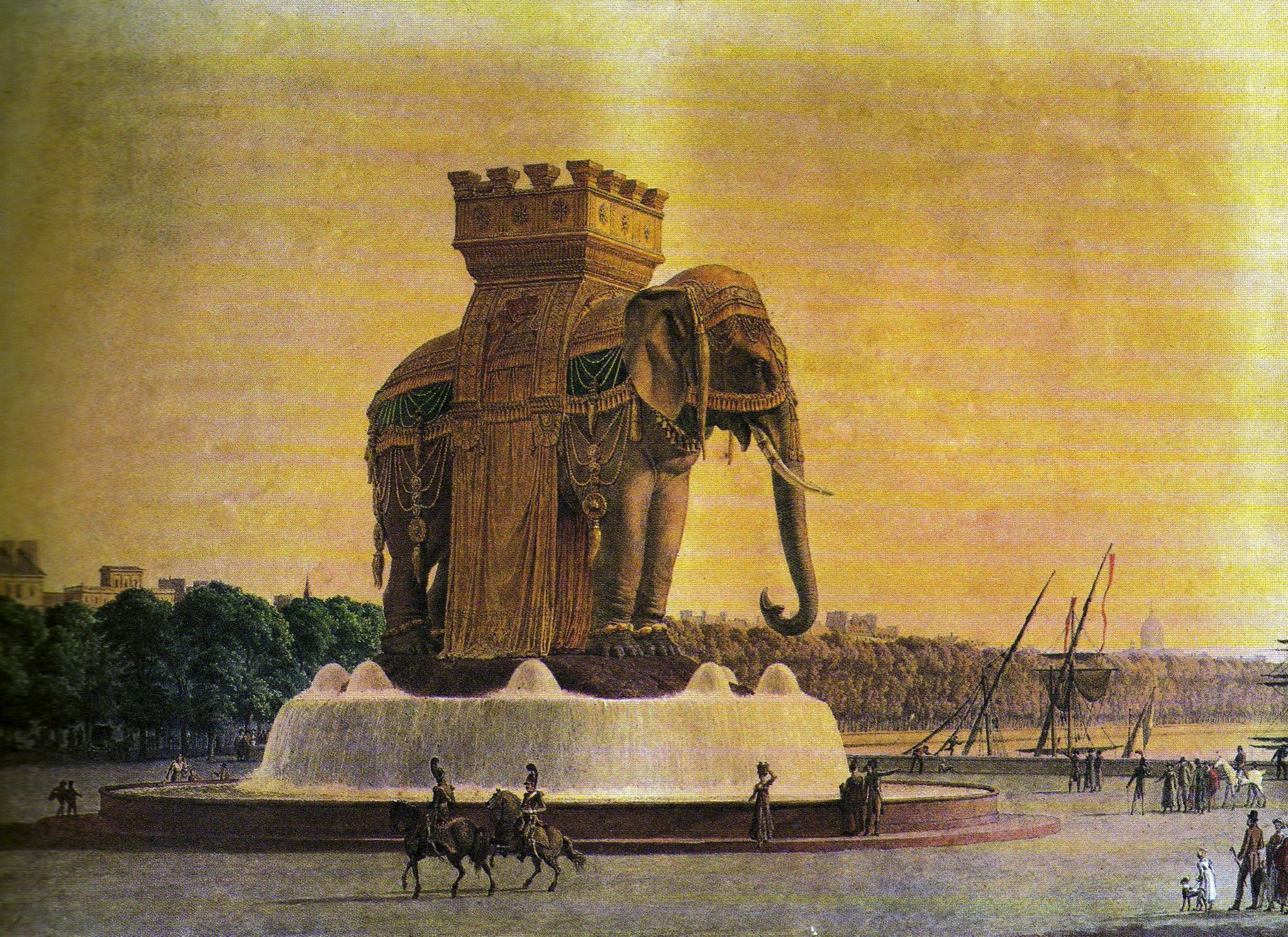 ¿Qué pasó con el elefante gigante de la Bastilla, creado por orden de Napoleón? -Revista Interesante